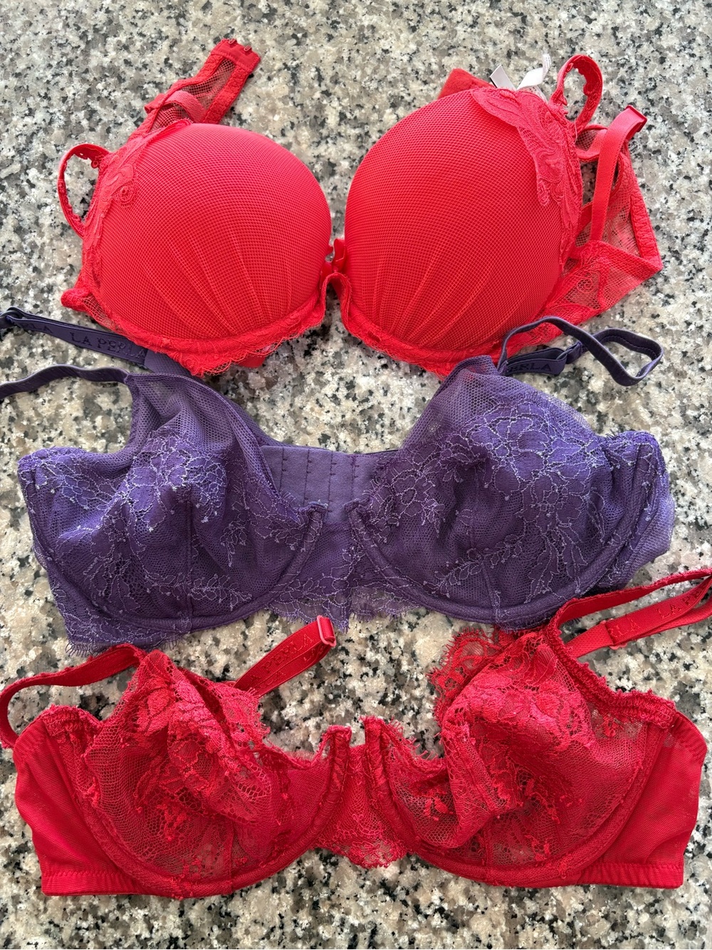 Lot of 3 Designer Bras